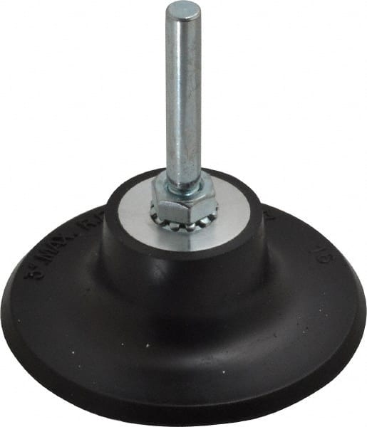 Value Collection - 3" Diam Quick-Change Type S Disc Backing Pad - Apex Tool & Supply