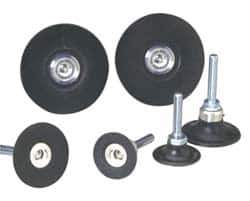 Standard Abrasives - 2" Diam Quick-Change Disc Backing Pad - 1/4" Shank Diam, Hard Density, 20,000 RPM, Lockit Compatible - Apex Tool & Supply