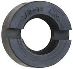Sopko - 7/8" Diam Grinding Wheel Spindle Slotted Nut - 1/2-13 Thread Size, Left Handed, 5/16" Thick - Apex Tool & Supply