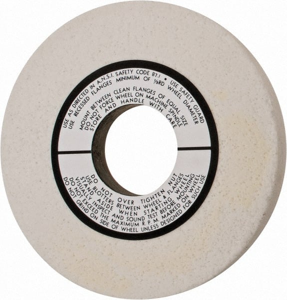 Grier Abrasives - 10" Diam x 3" Hole x 1" Thick, F Hardness, 46 Grit Surface Grinding Wheel - Apex Tool & Supply