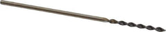 Accupro - #60 130° Cobalt Jobber Drill - TiAlN Finish, Right Hand Cut, Parabolic Flute, Straight Shank, 1-11/32" OAL, Split Point - Apex Tool & Supply