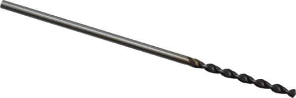 Accupro - #59 130° Cobalt Jobber Drill - TiAlN Finish, Right Hand Cut, Parabolic Flute, Straight Shank, 1-11/32" OAL, Split Point - Apex Tool & Supply