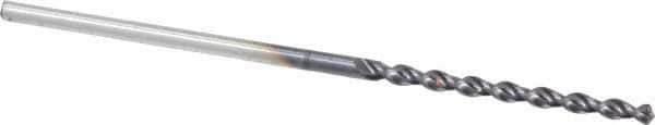 Accupro - 3/64" 130° Cobalt Jobber Drill - TiAlN Finish, Right Hand Cut, Parabolic Flute, Straight Shank, 1-1/2" OAL, Split Point - Apex Tool & Supply
