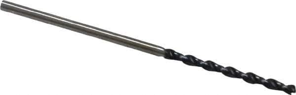 Accupro - #53 130° Cobalt Jobber Drill - TiAlN Finish, Right Hand Cut, Parabolic Flute, Straight Shank, 1-11/16" OAL, Split Point - Apex Tool & Supply