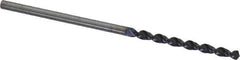 Accupro - 1.65mm 130° Cobalt Jobber Drill - TiAlN Finish, Right Hand Cut, Parabolic Flute, Straight Shank, 1-11/16" OAL, Split Point - Apex Tool & Supply