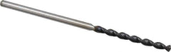 Accupro - #51 130° Cobalt Jobber Drill - TiAlN Finish, Right Hand Cut, Parabolic Flute, Straight Shank, 1-11/16" OAL, Split Point - Apex Tool & Supply