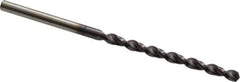 Accupro - 2.7mm 130° Cobalt Jobber Drill - TiAlN Finish, Right Hand Cut, Parabolic Flute, Straight Shank, 2-13/32" OAL, Split Point - Apex Tool & Supply