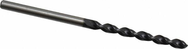 Accupro - 3mm 130° Cobalt Jobber Drill - TiAlN Finish, Right Hand Cut, Parabolic Flute, Straight Shank, 2-13/32" OAL, Split Point - Apex Tool & Supply