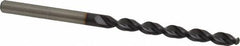 Accupro - 11/64" 130° Cobalt Jobber Drill - TiAlN Finish, Right Hand Cut, Parabolic Flute, Straight Shank, 3-5/32" OAL, Split Point - Apex Tool & Supply
