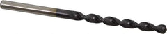 Accupro - 3/16" 130° Cobalt Jobber Drill - TiAlN Finish, Right Hand Cut, Parabolic Flute, Straight Shank, 3-3/8" OAL, Split Point - Apex Tool & Supply