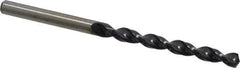 Accupro - #7 130° Cobalt Jobber Drill - TiAlN Finish, Right Hand Cut, Parabolic Flute, Straight Shank, 3-3/8" OAL, Split Point - Apex Tool & Supply
