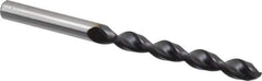 Accupro - Letter Q 130° Cobalt Jobber Drill - TiAlN Finish, Right Hand Cut, Parabolic Flute, Straight Shank, 4-19/32" OAL, Split Point - Apex Tool & Supply