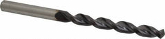 Accupro - Letter S 130° Cobalt Jobber Drill - TiAlN Finish, Right Hand Cut, Parabolic Flute, Straight Shank, 4-29/32" OAL, Split Point - Apex Tool & Supply