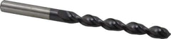 Accupro - Letter V 130° Cobalt Jobber Drill - TiAlN Finish, Right Hand Cut, Parabolic Flute, Straight Shank, 5-1/4" OAL, Split Point - Apex Tool & Supply