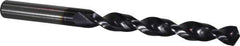 Accupro - 15/32" 130° Cobalt Jobber Drill - TiAlN Finish, Right Hand Cut, Parabolic Flute, Straight Shank, 5-15/16" OAL, Split Point - Apex Tool & Supply