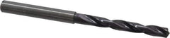 Guhring - 0.2008" 140° Solid Carbide Jobber Drill - FIREX Finish, Right Hand Cut, Spiral Flute, Straight Shank, 82mm OAL, SU Point - Apex Tool & Supply