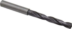 Guhring - Letter H 140° Solid Carbide Jobber Drill - FIREX Finish, Right Hand Cut, Spiral Flute, Straight Shank, 91mm OAL, SU Point - Apex Tool & Supply