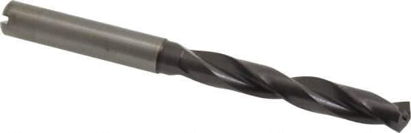 Guhring - 0.2953" 140° Solid Carbide Jobber Drill - FIREX Finish, Right Hand Cut, Spiral Flute, Straight Shank, 91mm OAL, SU Point - Apex Tool & Supply