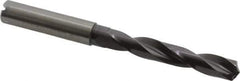 Guhring - 0.3504" 140° Solid Carbide Jobber Drill - FIREX Finish, Right Hand Cut, Spiral Flute, Straight Shank, 103mm OAL, SU Point - Apex Tool & Supply