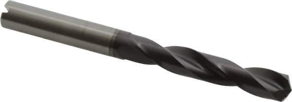 Guhring - 25/64" 140° Solid Carbide Jobber Drill - FIREX Finish, Right Hand Cut, Spiral Flute, Straight Shank, 103mm OAL, SU Point - Apex Tool & Supply