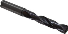 Guhring - 1/2" 140° Solid Carbide Jobber Drill - FIREX Finish, Right Hand Cut, Spiral Flute, Straight Shank, 124mm OAL, SU Point - Apex Tool & Supply