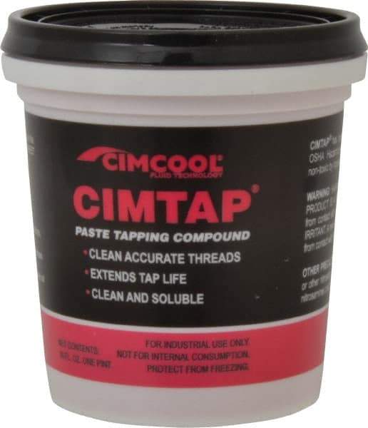 Cimcool - Cimtap, 1 Pt Can Tapping Fluid - Water Soluble, For Cleaning, Washing - Apex Tool & Supply