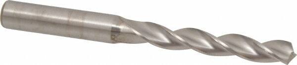 Kennametal - 8.5mm 130° Solid Carbide Jobber Drill - Bright Finish, Right Hand Cut, Spiral Flute, Straight Shank, 103mm OAL, Standard Point - Apex Tool & Supply