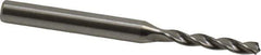 Kennametal - 3.7mm 130° Solid Carbide Jobber Drill - Bright Finish, Right Hand Cut, Spiral Flute, Straight Shank, 66mm OAL, Standard Point - Apex Tool & Supply