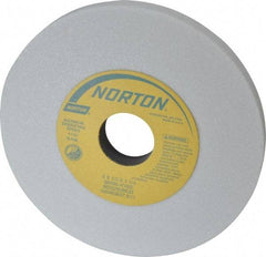Norton - 6" Diam x 1-1/4" Hole x 1/2" Thick, K Hardness, 60 Grit Surface Grinding Wheel - Aluminum Oxide, Type 1, Medium Grade, 4,140 Max RPM, Vitrified Bond, No Recess - Apex Tool & Supply