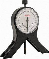 SPI - 360° Measuring Range, Magnetic Base Dial Protractor - Accuracy Up to 3 per min - Apex Tool & Supply