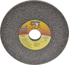 Norton - 7" Diam x 1-1/4" Hole x 1/2" Thick, G Hardness, 46 Grit Surface Grinding Wheel - Aluminum Oxide, Type 1, Coarse Grade, 3,600 Max RPM, Vitrified Bond, No Recess - Apex Tool & Supply