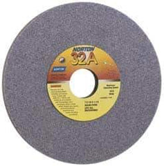 Norton - 14" Diam x 5" Hole x 1-1/2" Thick, G Hardness, 46 Grit Surface Grinding Wheel - Ceramic, Type 1, Coarse Grade, Vitrified Bond, No Recess - Apex Tool & Supply
