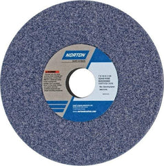 Norton - 7" Diam x 1-1/4" Hole x 1/2" Thick, H Hardness, 46 Grit Surface Grinding Wheel - Aluminum Oxide, Type 1, Coarse Grade, 3,600 Max RPM, Vitrified Bond, No Recess - Apex Tool & Supply
