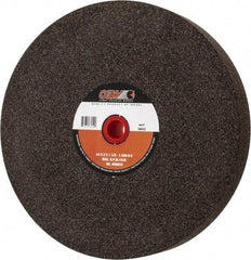 Camel Grinding Wheels - 36 Grit Aluminum Oxide Bench & Pedestal Grinding Wheel - 14" Diam x 1-1/2" Hole x 2" Thick, 1773 Max RPM, O Hardness, Very Coarse Grade , Vitrified Bond - Apex Tool & Supply