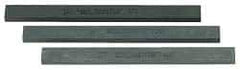 Made in USA - 240 Grit Silicon Carbide Rectangular Polishing Stone - Very Fine Grade, 1/2" Wide x 6" Long x 1/4" Thick - Apex Tool & Supply