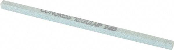 Made in USA - 240 Grit Silicon Carbide Square Polishing Stone - Very Fine Grade, 5/32" Wide x 4" Long x 5/32" Thick - Apex Tool & Supply