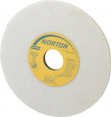 Norton - 7" Diam x 1-1/4" Hole x 1/4" Thick, I Hardness, 46 Grit Surface Grinding Wheel - Aluminum Oxide, Type 1, Coarse Grade, 3,600 Max RPM, Vitrified Bond, No Recess - Apex Tool & Supply