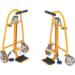 Wesco Industrial Products - 1,320 Lb Capacity 32" OAH Furniture Mover - T-Handle ComfortGrip Handle, Steel, Polyurethane Wheels - Apex Tool & Supply