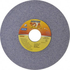 Norton - 7" Diam x 1-1/4" Hole x 1/4" Thick, I Hardness, 46 Grit Surface Grinding Wheel - Aluminum Oxide, Type 1, Coarse Grade, 3,600 Max RPM, Vitrified Bond, No Recess - Apex Tool & Supply