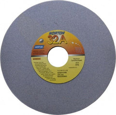 Norton - 7" Diam x 1-1/4" Hole x 1/4" Thick, K Hardness, 80 Grit Surface Grinding Wheel - Aluminum Oxide, Type 1, Medium Grade, 3,600 Max RPM, Vitrified Bond, No Recess - Apex Tool & Supply