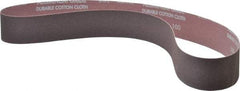 Norton - 2" Wide x 48" OAL, 100 Grit, Aluminum Oxide Abrasive Belt - Aluminum Oxide, Fine, Coated, X Weighted Cloth Backing, Series R228 - Apex Tool & Supply