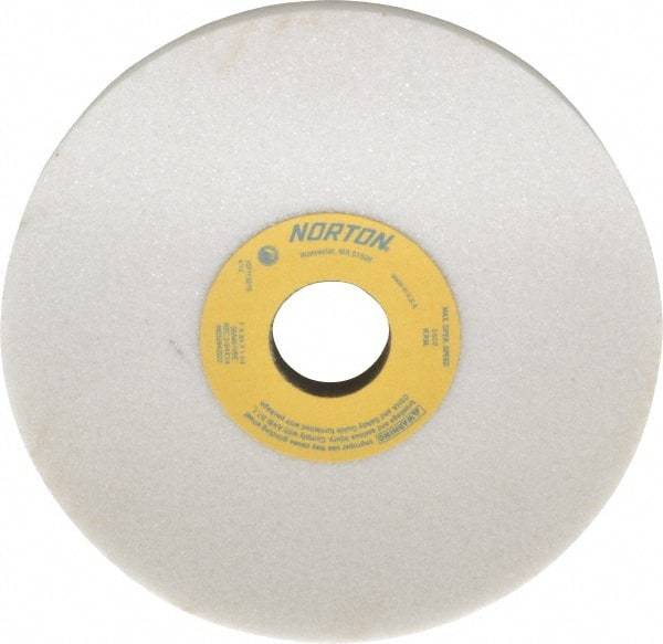 Norton - 7" Diam x 1-1/4" Hole x 3/4" Thick, I Hardness, 46 Grit Surface Grinding Wheel - Aluminum Oxide, Type 5, Coarse Grade, 3,600 Max RPM, Vitrified Bond, One-Side Recess - Apex Tool & Supply