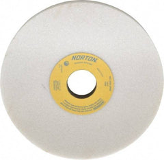 Norton - 7" Diam x 1-1/4" Hole x 3/4" Thick, I Hardness, 46 Grit Surface Grinding Wheel - Aluminum Oxide, Type 5, Coarse Grade, 3,600 Max RPM, Vitrified Bond, One-Side Recess - Apex Tool & Supply