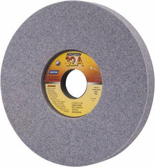 Norton - 7" Diam x 1-1/4" Hole x 3/4" Thick, K Hardness, 60 Grit Surface Grinding Wheel - Aluminum Oxide, Type 5, Medium Grade, 3,600 Max RPM, Vitrified Bond, One-Side Recess - Apex Tool & Supply
