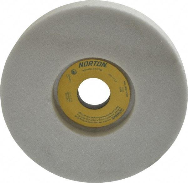 Norton - 7" Diam x 1-1/4" Hole x 1" Thick, H Hardness, 46 Grit Surface Grinding Wheel - Aluminum Oxide, Type 5, Coarse Grade, 3,600 Max RPM, Vitrified Bond, One-Side Recess - Apex Tool & Supply