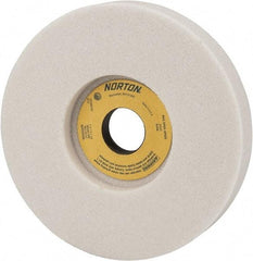 Norton - 7" Diam x 1-1/4" Hole x 1" Thick, I Hardness, 46 Grit Surface Grinding Wheel - Aluminum Oxide, Type 5, Coarse Grade, 3,600 Max RPM, Vitrified Bond, One-Side Recess - Apex Tool & Supply