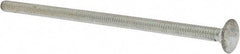 Value Collection - 1/4-20 UNC 5-1/2" Length Under Head, Standard Square Neck, Carriage Bolt - Grade 5 Steel, Zinc-Plated Finish - Apex Tool & Supply