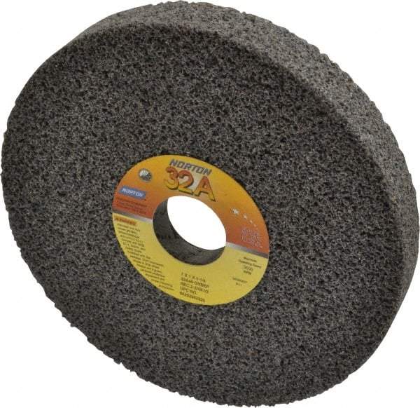 Norton - 7" Diam x 1-1/4" Hole x 1" Thick, G Hardness, 46 Grit Surface Grinding Wheel - Aluminum Oxide, Type 5, Coarse Grade, 3,600 Max RPM, Vitrified Bond, One-Side Recess - Apex Tool & Supply