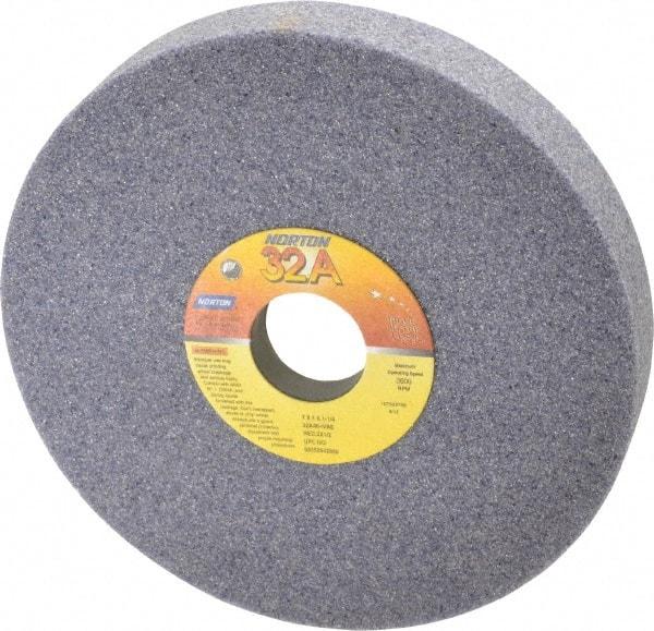 Norton - 7" Diam x 1-1/4" Hole x 1" Thick, I Hardness, 46 Grit Surface Grinding Wheel - Aluminum Oxide, Type 5, Coarse Grade, 3,600 Max RPM, Vitrified Bond, One-Side Recess - Apex Tool & Supply