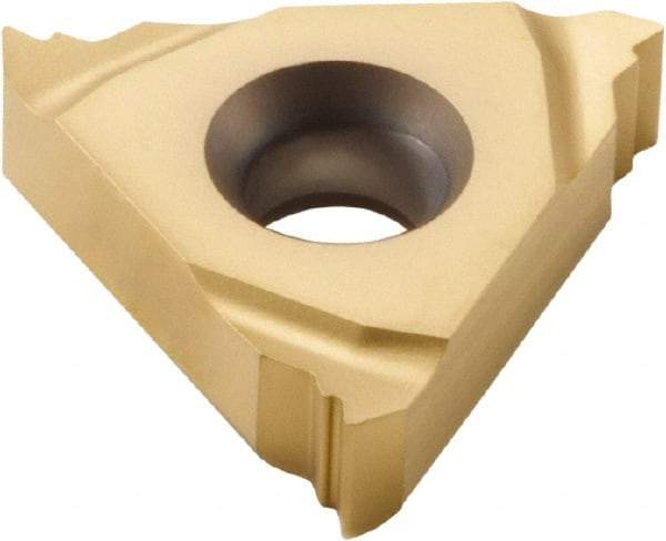 Seco - 22ER External Right Hand 6 UN Laydown Threading Insert - Grade CP500, TiAlN/TiN Coated Carbide, 12.7mm Inscribed Circle - Apex Tool & Supply